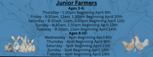 Load image into Gallery viewer, '26 Late Spring Junior Farmers: 3-6 year olds