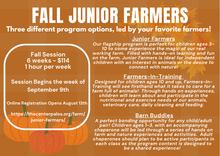 Load image into Gallery viewer, &#39;25 Fall Junior Farmers: 3-6 year olds

