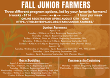 Load image into Gallery viewer, &#39;25 Fall Junior Farmers: 3-6 year olds
